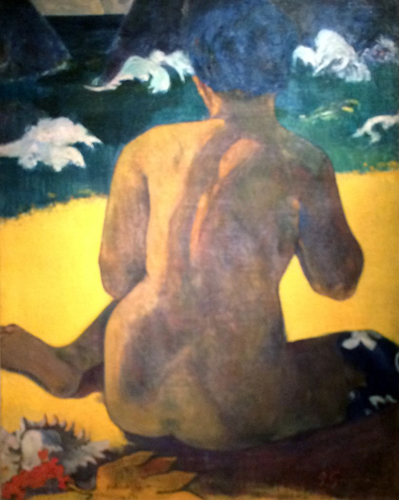 24 Woman Of The Sea Femme A La Mer Paul Gauguin 1892 National Museum of Fine Arts MNBA  Buenos Aires